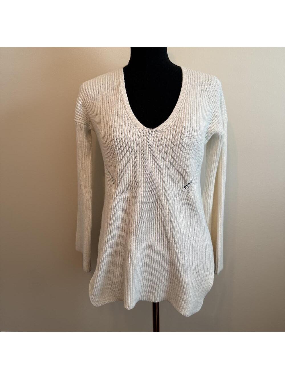Billy Reid Women's Cream/White Italian Sweater sz XS
